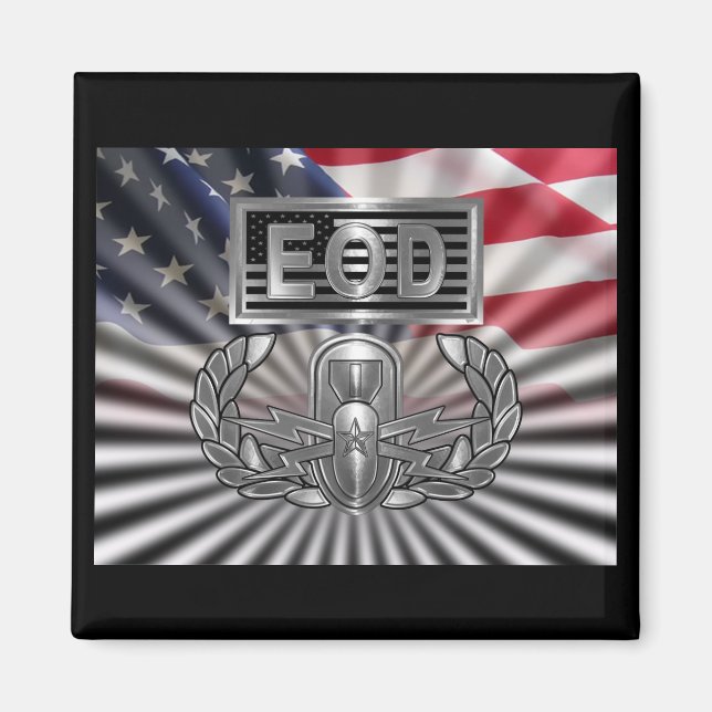 Gedenkgeschenk "Senior EOD" Magnet (Vorne)