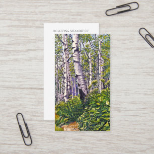 Gedenkgutschein Visitenkarte