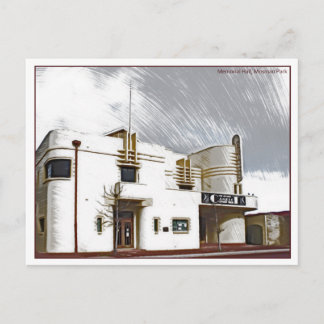 Gedenkhalle, Mosman Park Postkarte