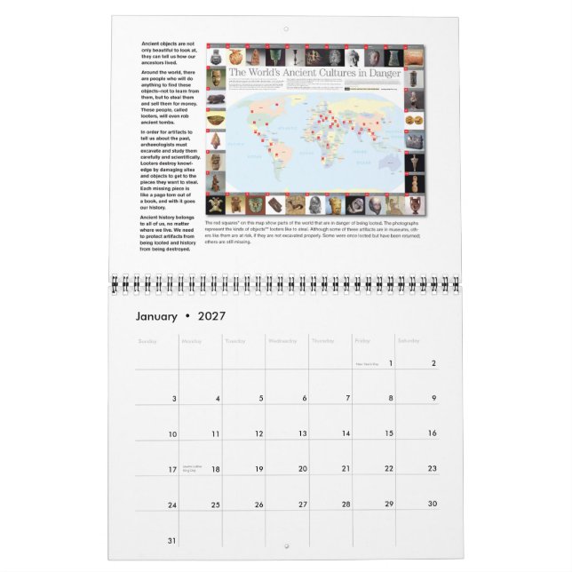 Gedenkkalender SAFE 2014 Kalender (Jan 2027)