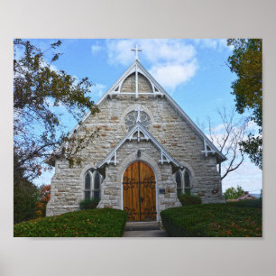Gedenkkapelle Fort Leavenworth, Kansas Poster