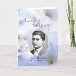 Gedenkkarte Ankündigung