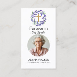 Gedenkkarte des Lavendels Visitenkarte