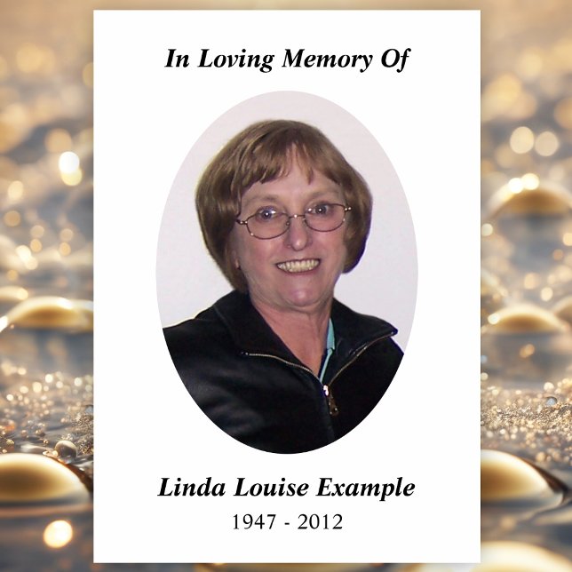 Gedenkkarte Einladung (Von Creator hochgeladen)