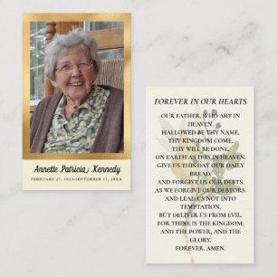 Gedenkkarte für das botanische Foto Visitenkarte