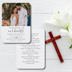 Gedenkkarte für das Doppelte Foto Visitenkarte