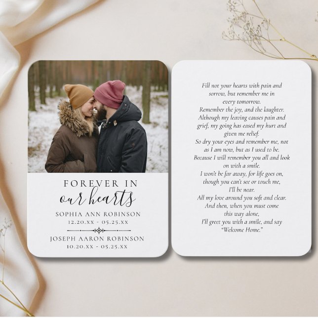 Gedenkkarte für das Doppelte Foto Visitenkarte (Von Creator hochgeladen)