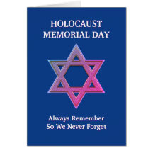 Gedenkkarte für den blauen Holocaust