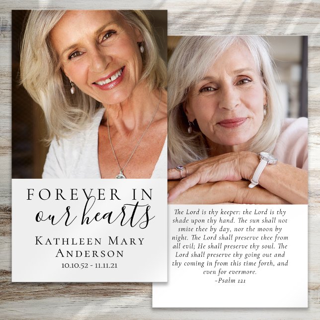 Gedenkkarte für Fotos Beerdigungskarte (Von Creator hochgeladen)