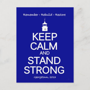 Gedenkkarte Georgetown Strong SC Fire Postkarte