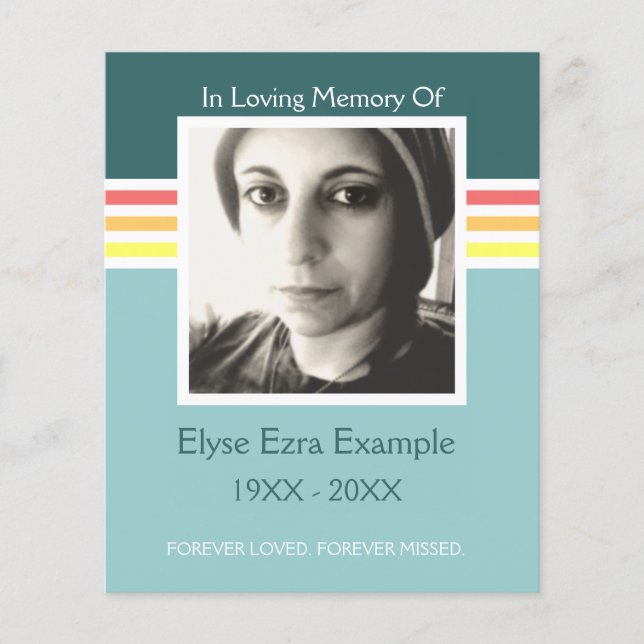 Gedenkkarte Mod (Vorderseite)