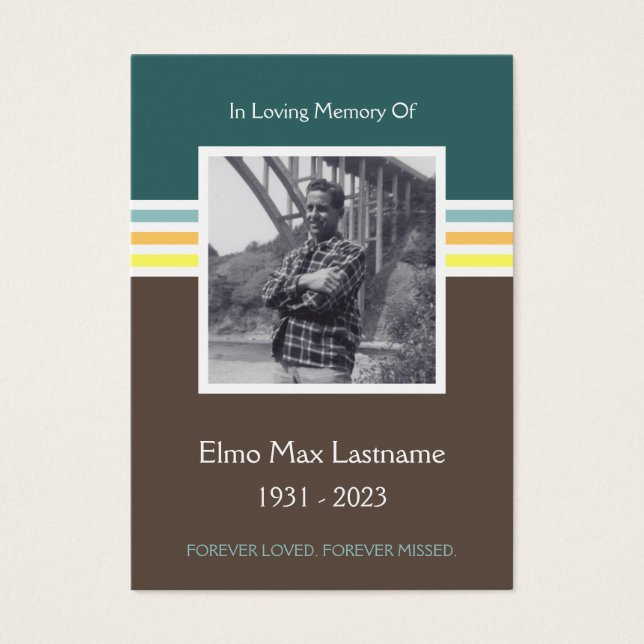 Gedenkkarte Mod (Vorderseite)