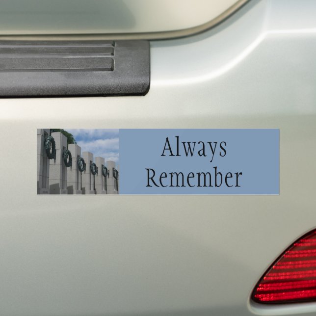 Gedenkkräne des Zweiten Weltkriegs I Autoaufkleber (Auf Auto)