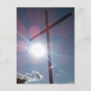 Gedenkkreuz auf dem Dyersburg-Hügel Postkarte