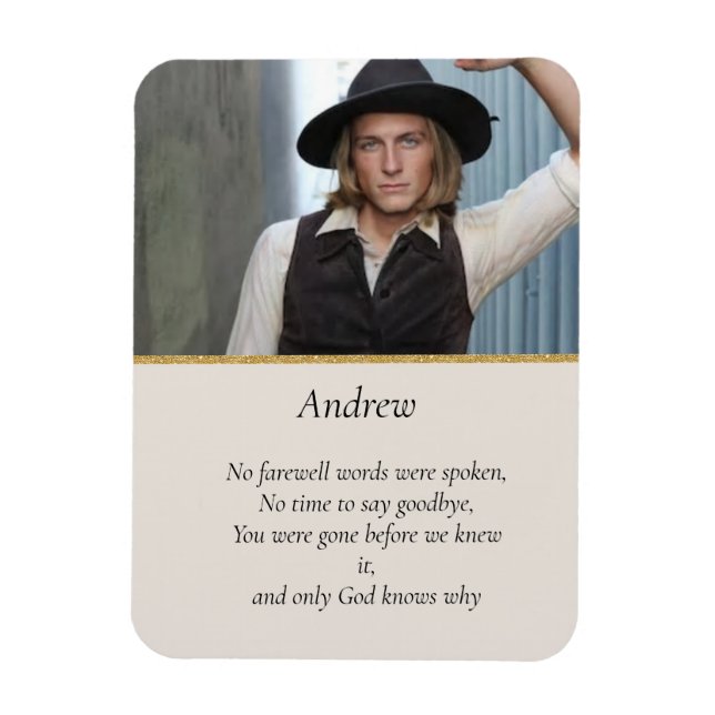 Gedenkmagazin für einen plötzlichen Tod Magnet (Vertikal)