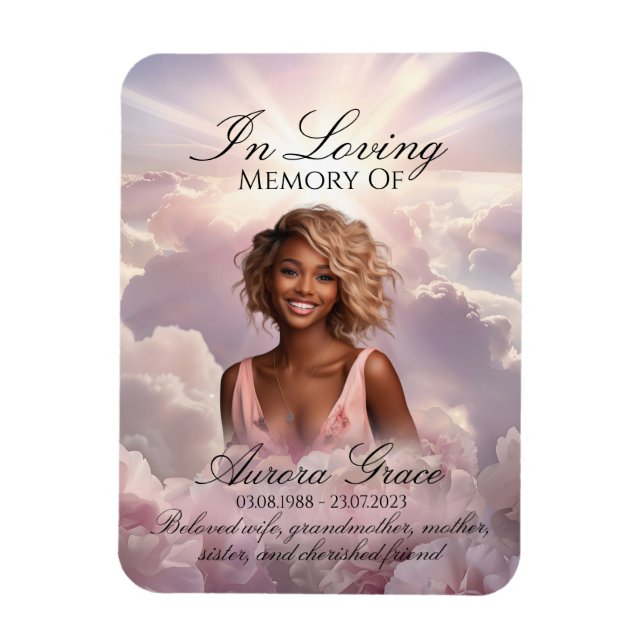 Gedenkmagazin für florale Erinnerungen - FLR001 Magnet (Vertikal)