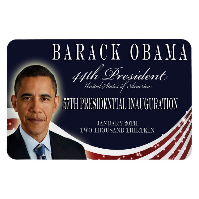 Gedenkmagazin Obama 2013 Magnet (Horizontal)