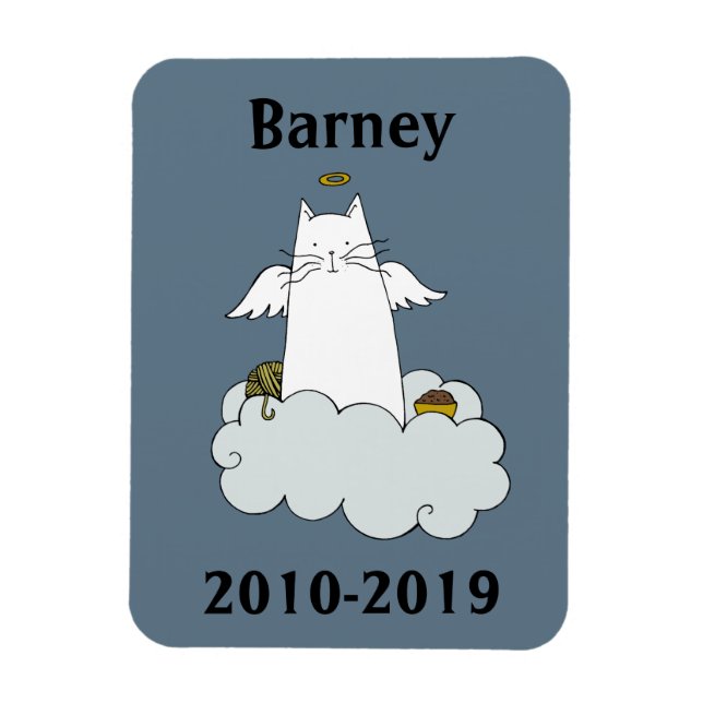 Gedenkmagnet für die Katze Magnet (Vertikal)