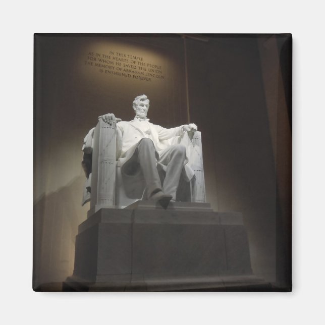 Gedenkmagnet von Lincoln Magnet (Vorne)