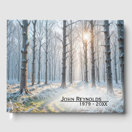 Gedenkmorgens Sonnenschein im Frostwald Gästebuch