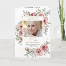 Gedenkorden zur Beerdigung: florales Foto