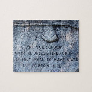 Gedenkpest Lexington Massachusetts Puzzle