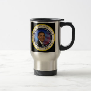 Gedenkpräsident Obama Inauguration Reisebecher