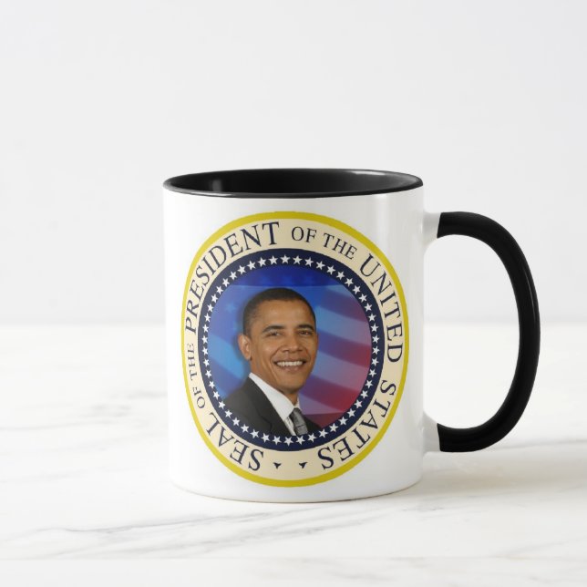 Gedenkpräsident Obama Inauguration Tasse (Rechts)