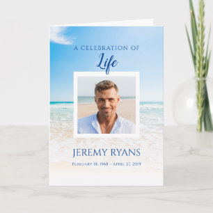 Gedenkprogramm zur Beerdigung des Strandes Karte