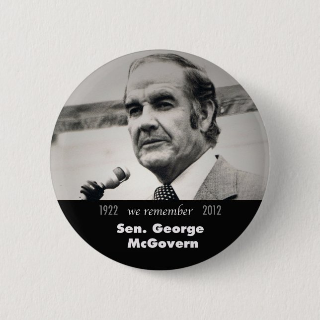Gedenkschaltfläche George McGovern Button (Vorderseite)
