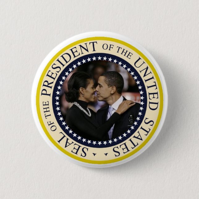 Gedenkschaltfläche von Präsident Obama Button (Vorderseite)