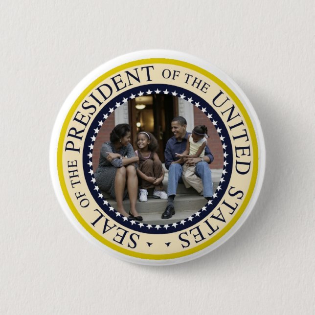 Gedenkschaltfläche von Präsident Obama Button (Vorderseite)