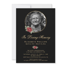 Gedenkservice für Schwarzes Rotes Foto