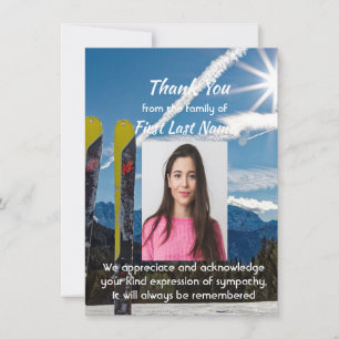 Gedenkskifahren Skilanglauf Danke