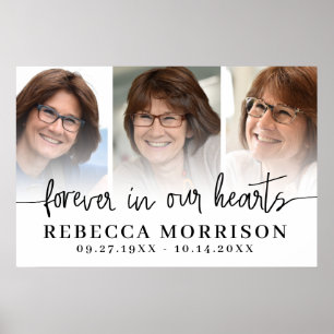 Gedenkstätte 3 Fotos Skript Für immer in unseren H Poster