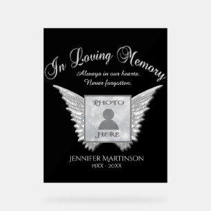 Gedenkstätte Acrylschild