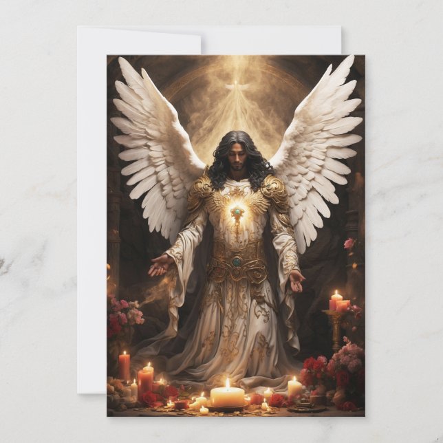 *~* Gedenkstätte Archangel Azrael FOTO AP47 Dankeskarte (Vorderseite)