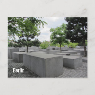 Gedenkstätte Berlin Holocaust Postkarte