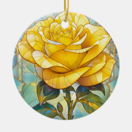 Gedenkstätte der Gelben Rose Keramik Ornament