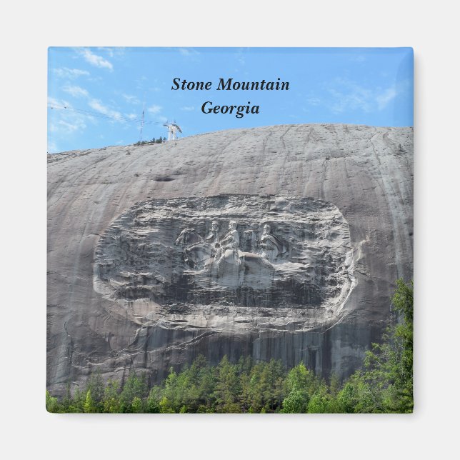 Gedenkstätte des Stone Mountain Georgia Park Magnet (Vorne)