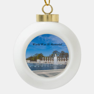 Gedenkstätte des Zweiten Weltkriegs Keramik Kugel-Ornament