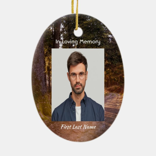 Gedenkstätte Foto Gebetswaldweg Keramik Ornament (Hinten)