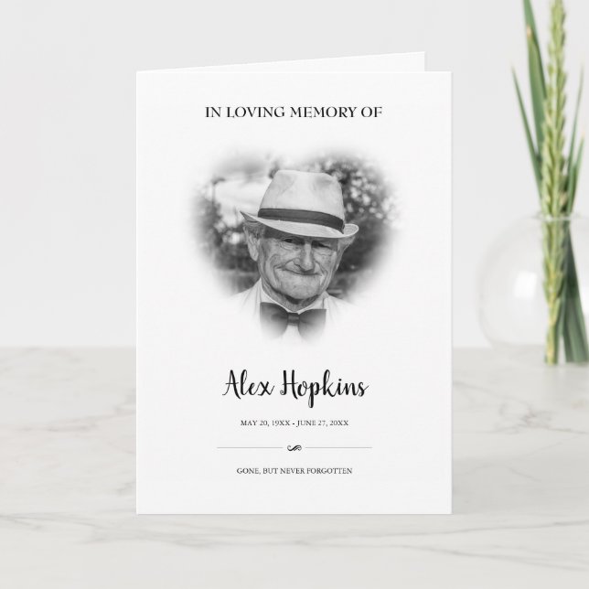 Gedenkstätte für abgeblendetes Foto Programm (Vorderseite)