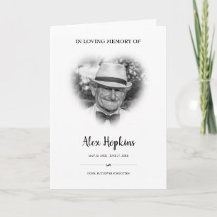 Gedenkstätte für abgeblendetes Foto Programm