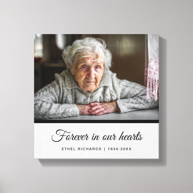 Gedenkstätte für Beileid in der Erinnerung | FOTO Leinwanddruck (Vorderseite)