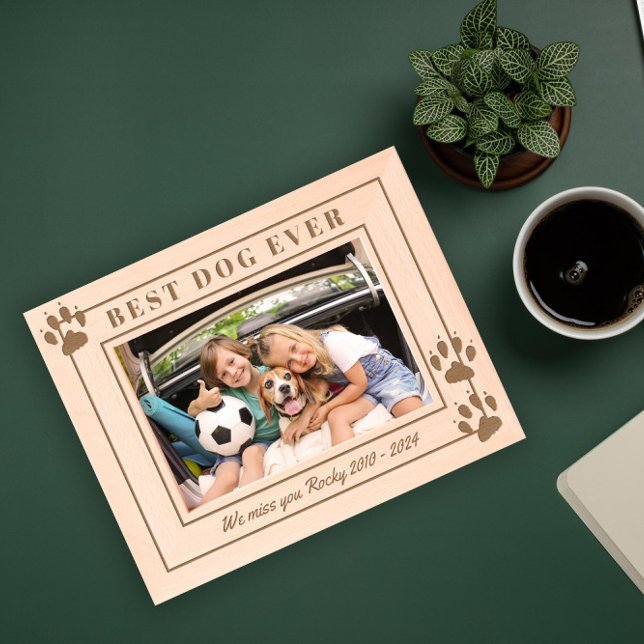 Gedenkstätte für den besten Hund aller Zeiten Geätzte Rahmen (Von Creator hochgeladen)