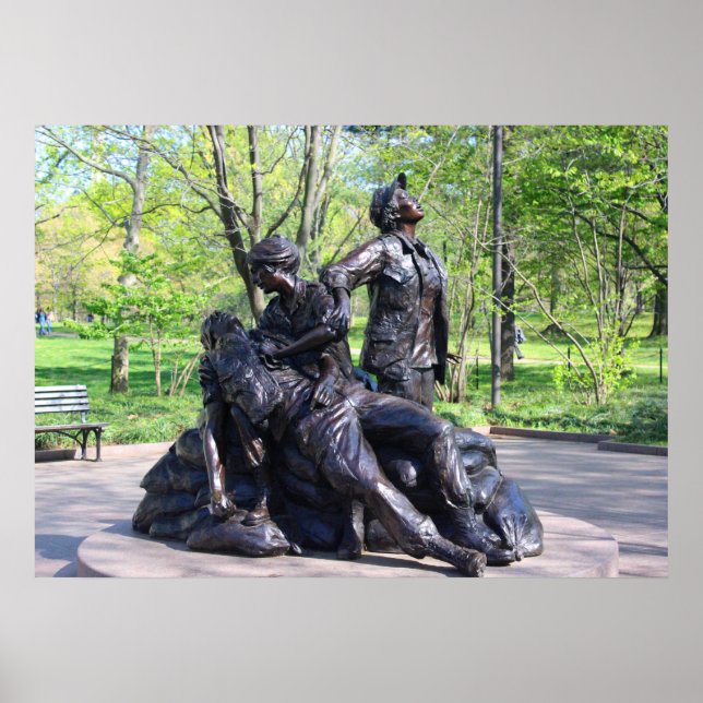 Gedenkstätte für den Vietnamkrieg Poster (Vorne)