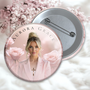 Gedenkstätte für Flora und Fauna Abzeichen Rose Button