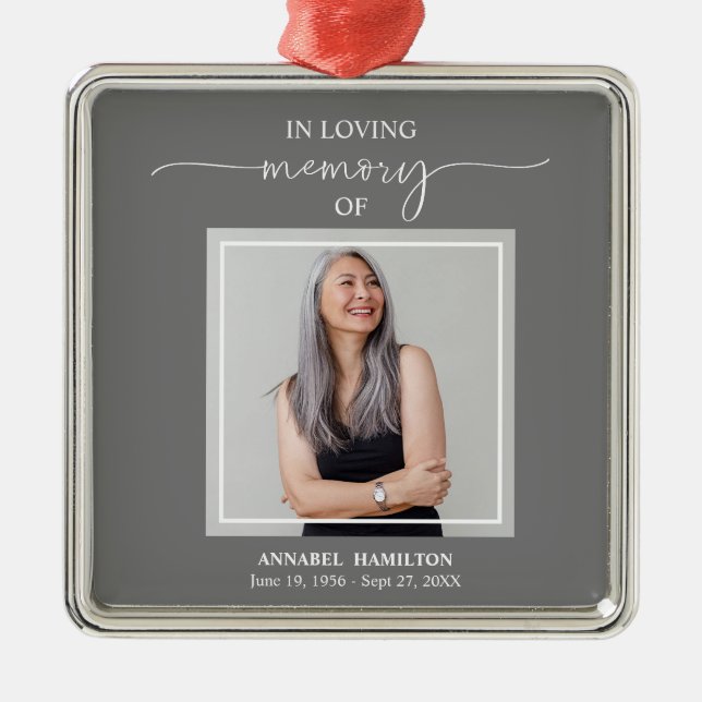 Gedenkstätte für Foto-Kalligrafie Metal Ornam Ornament Aus Metall (Vorne)