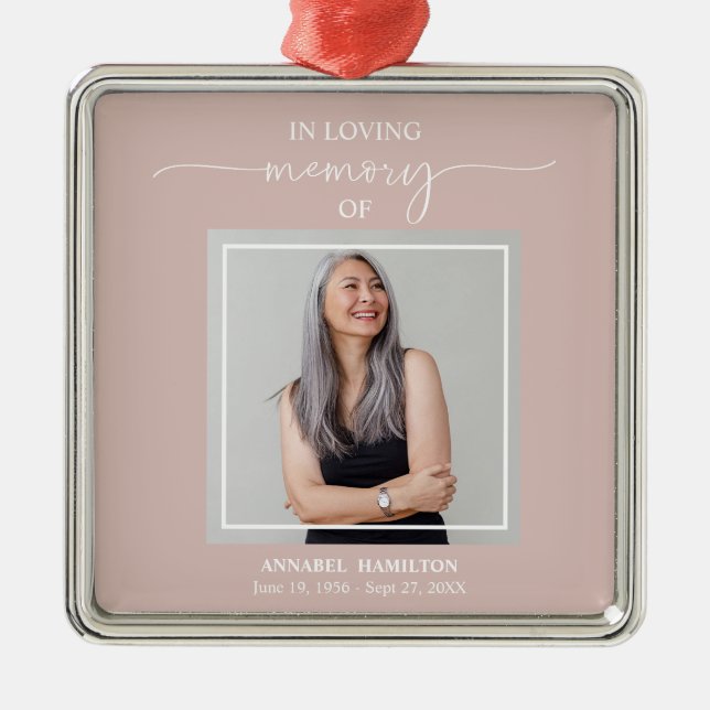 Gedenkstätte für Foto-Kalligrafie Metal Ornam Ornament Aus Metall (Vorne)